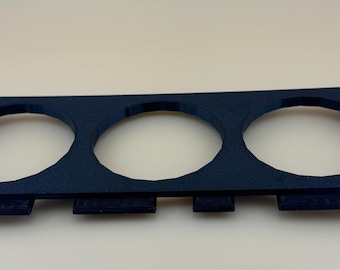 BMW E36 3 Series Gauge 3x Cluster Pod 52mm Gauge Center Dashboard Frame - LHD