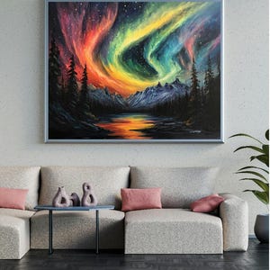 Northern Lights Digital Printable Wall Art.