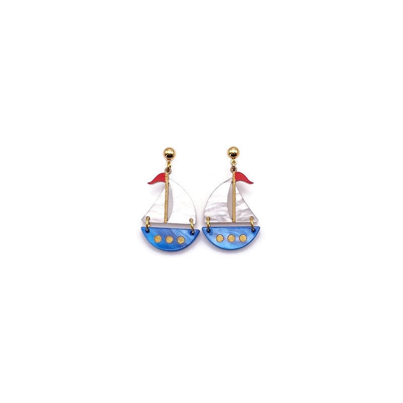 Nautical Earrings - Etsy