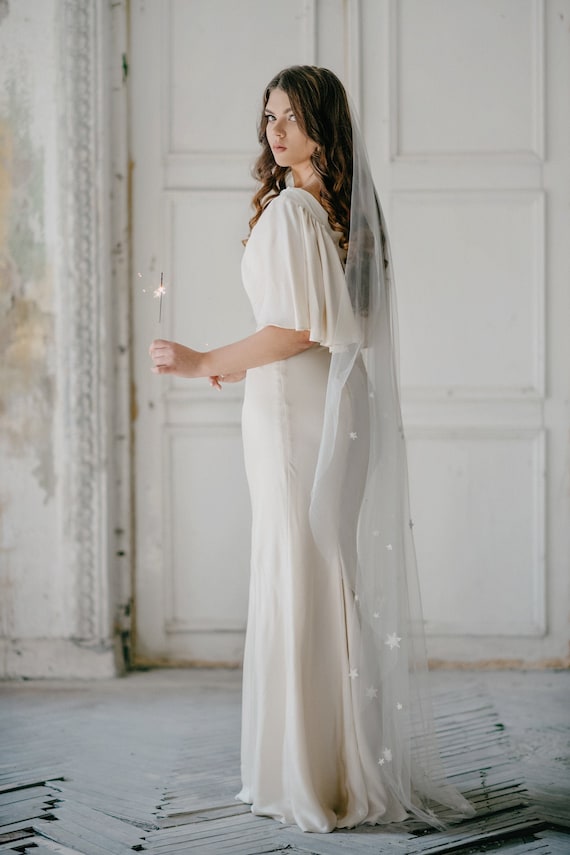 Celestial wedding veil Outlet