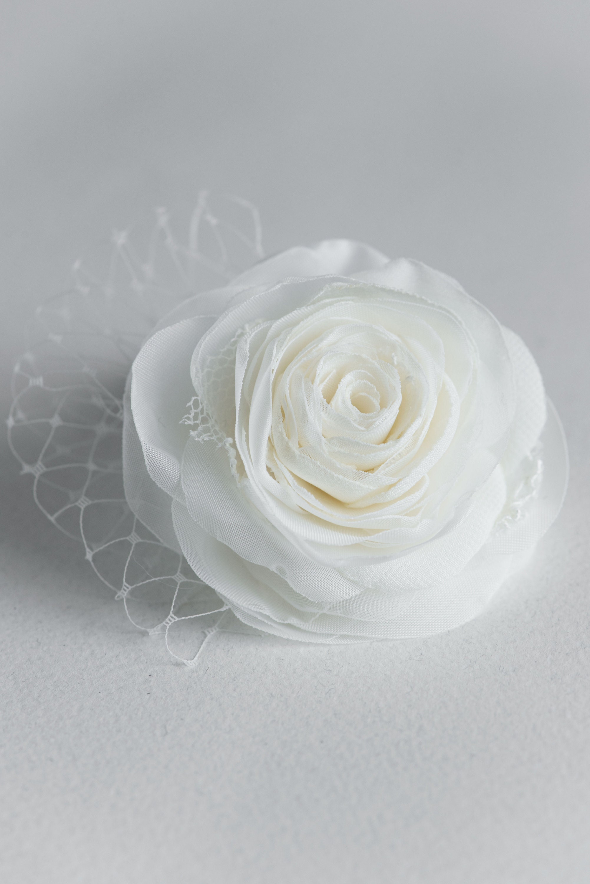 Wedding hair flower Rose flower for hair Bridal hair clip Etsy