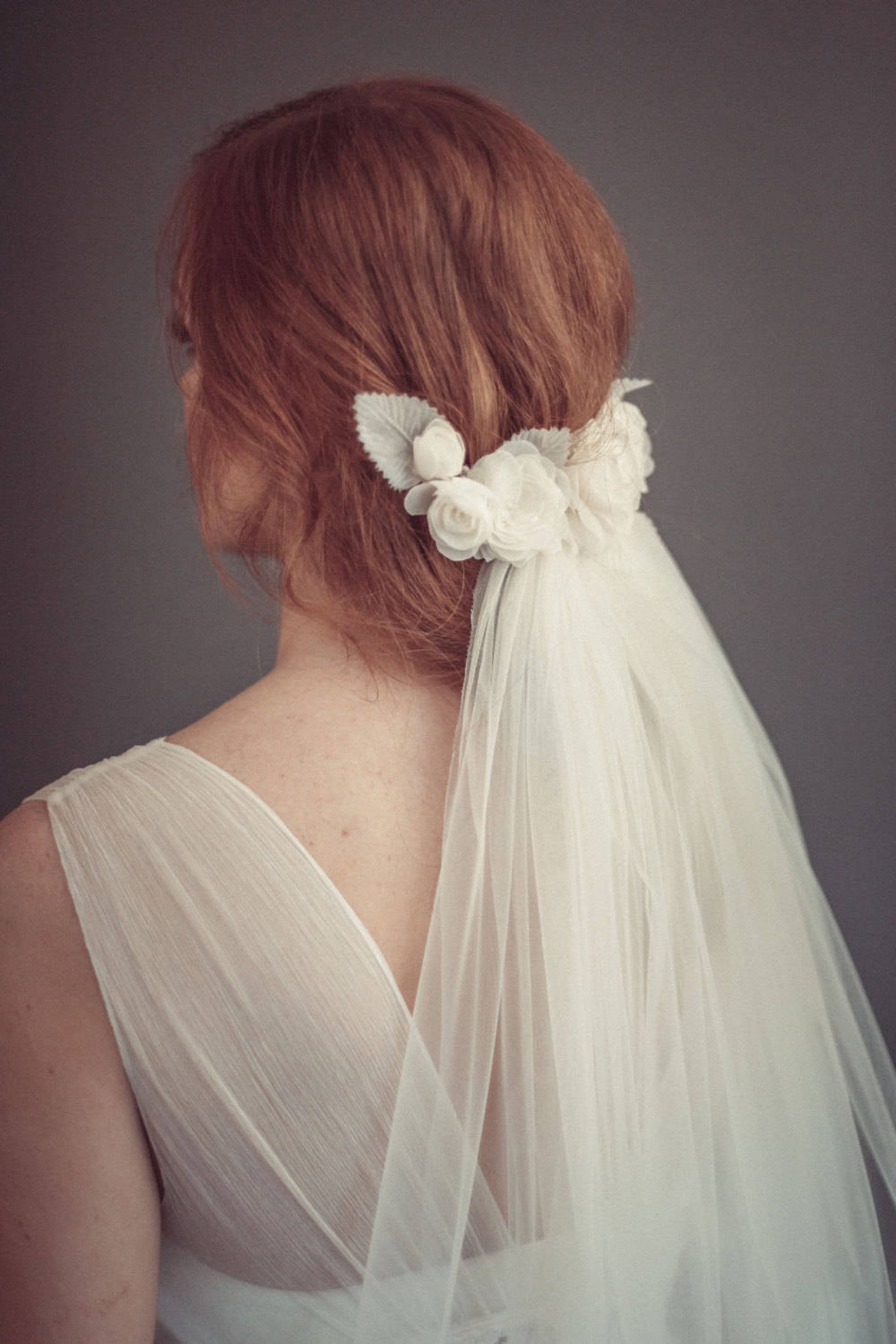 Bridal Floral Headpiece Bridal Hairpiece Flower Hair Vine Etsy