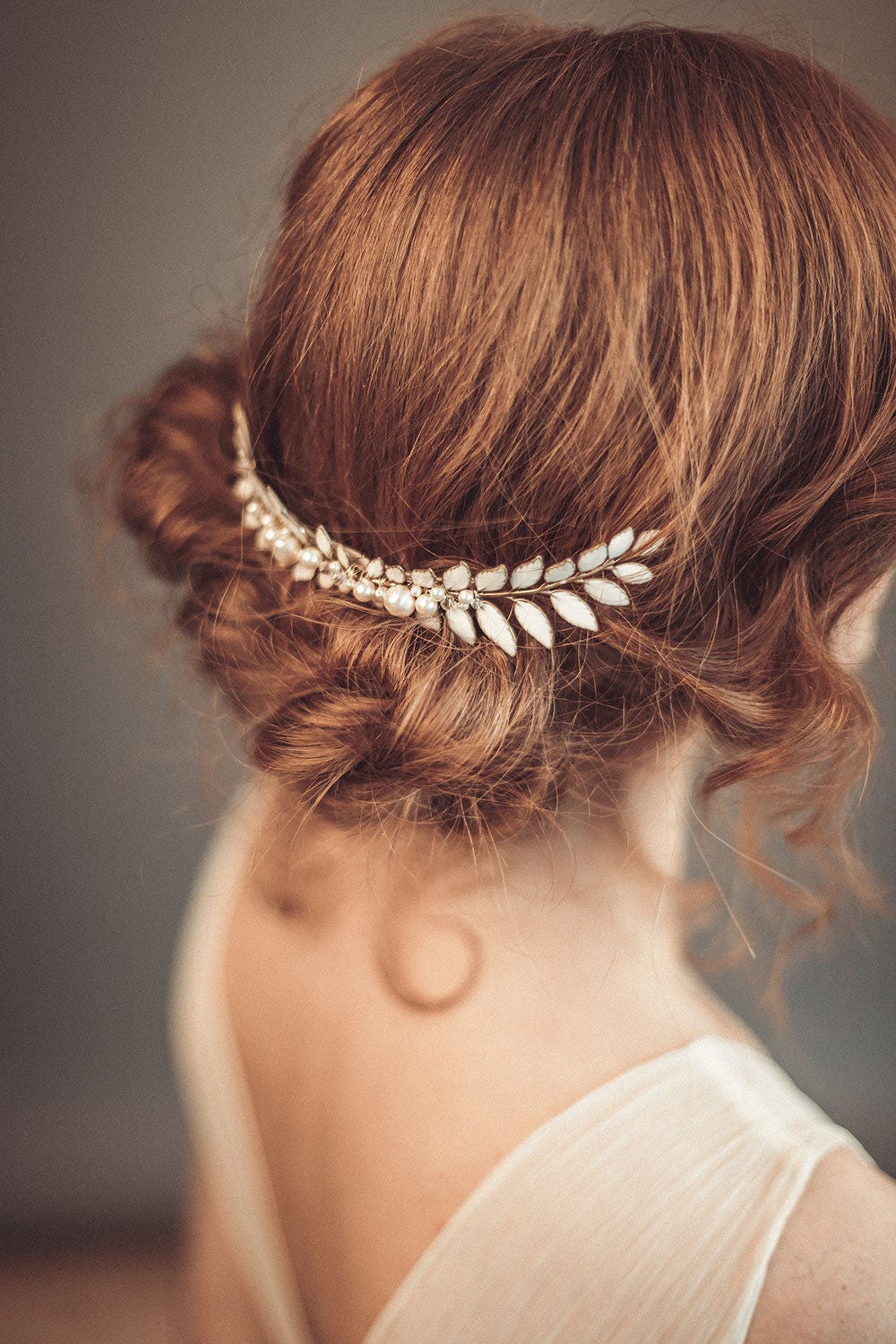 grecian bridal headpiece