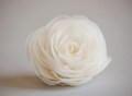 Ivory wedding hair flower, Bridal hairpiece, Wedding hair accessories, Organza bridal hair clip, Ivory rose hair flower product logo