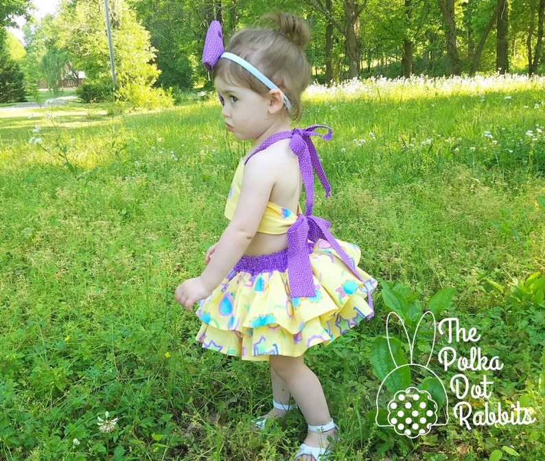 BabyToddler Retro Style Swim and Beach Set Bloomer with Etsy