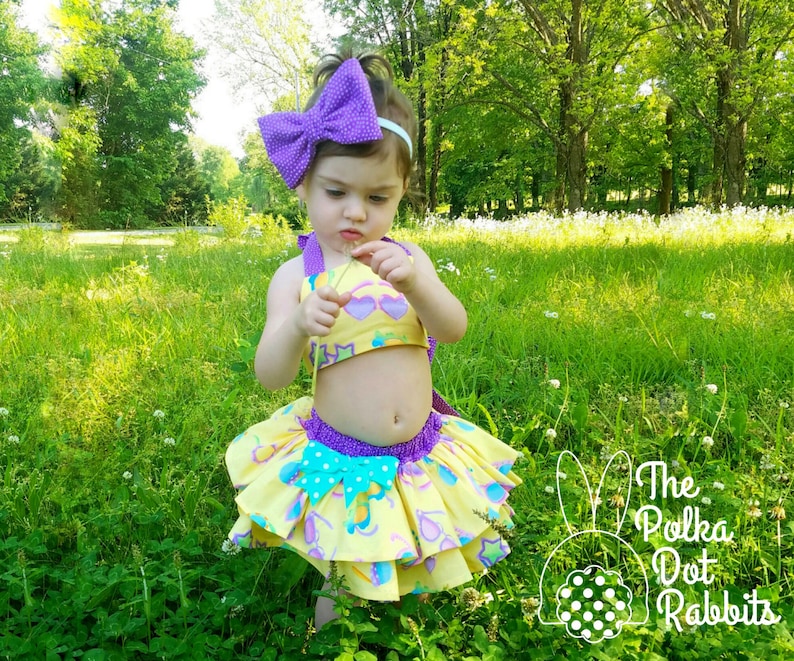 BabyToddler Retro Style Swim and Beach Set Bloomer with Etsy
