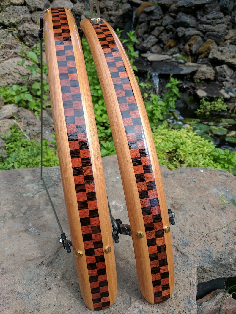Wood Bike Fenders Woody's Compound Curve Blood Wood & Etsy