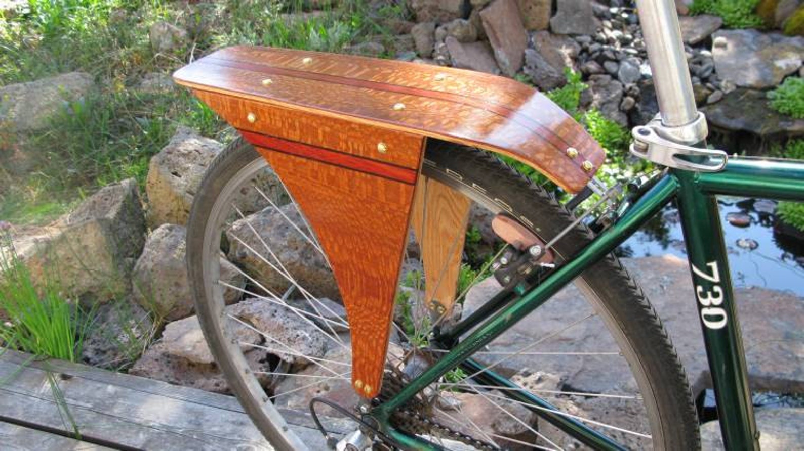 Custom Leopard Wood Bicycle Rear Rack - Etsy