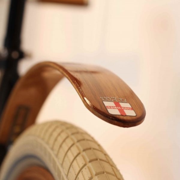 Teak Wood Bike Fender – Handmade Bicycle Mudguard