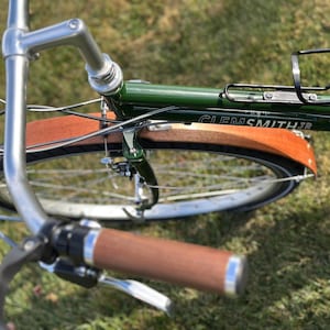 Handmade Sapele Wood Bike Fenders – Full Set