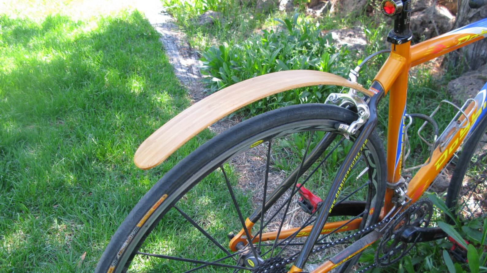 Rear Bike Fender Made From Vertical Grain Bamboo. Fender Etsy