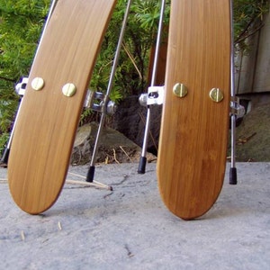 Bamboo bicycle fenders with stainless steel mounting hardware. Super high quality hand made one at a time image 4