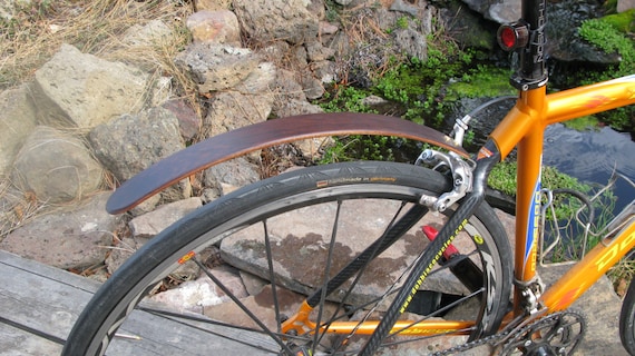 Woody s Chop Chort Rear Wenge Bike Fender. Bicycle Fenders Fixie