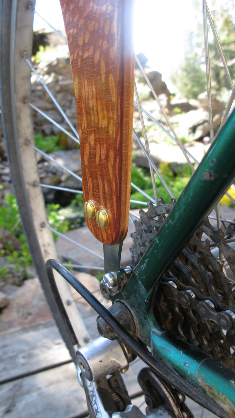 Custom Leopard Wood Bicycle Rear Rack - Etsy