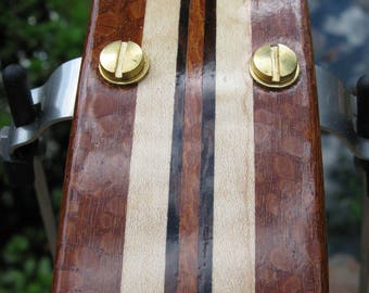 Handmade Leopard Wood Bike Fenders – Cycling Mud Guard Set
