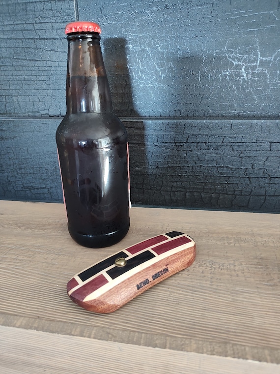 Holz Art Deco Flaschenöffner, Einzigartiges Bier Zubehör