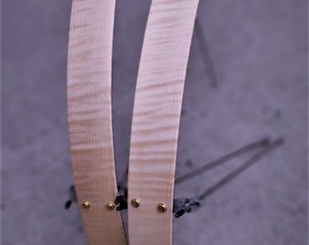 Wood Bike Fenders- Hand made figured Maple.  Super awesome wood bicycle fenders!