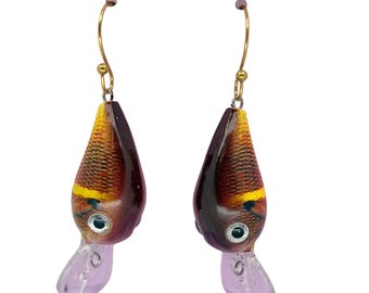 Sunfish Fishing Lure Earrings