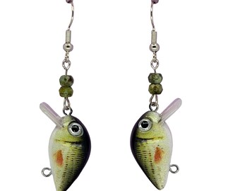 Bass Beaded Lure Earrings