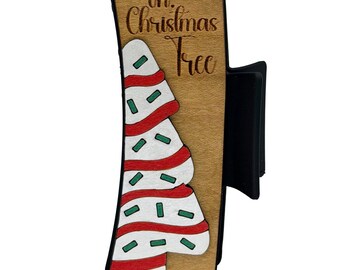 Oh Christmas Tree Cake Hairclip