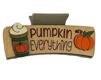 Pumpkin Everything Hairclip