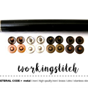 100pcs Tool Setter with washable 9.5mm BRASS Jean Rivet Rapid Stud for bag purse jacket jean craft project