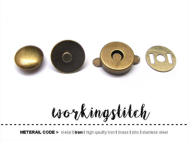 10sets 14mm Snap Closure With 1 Side Cap / Thick Etsy