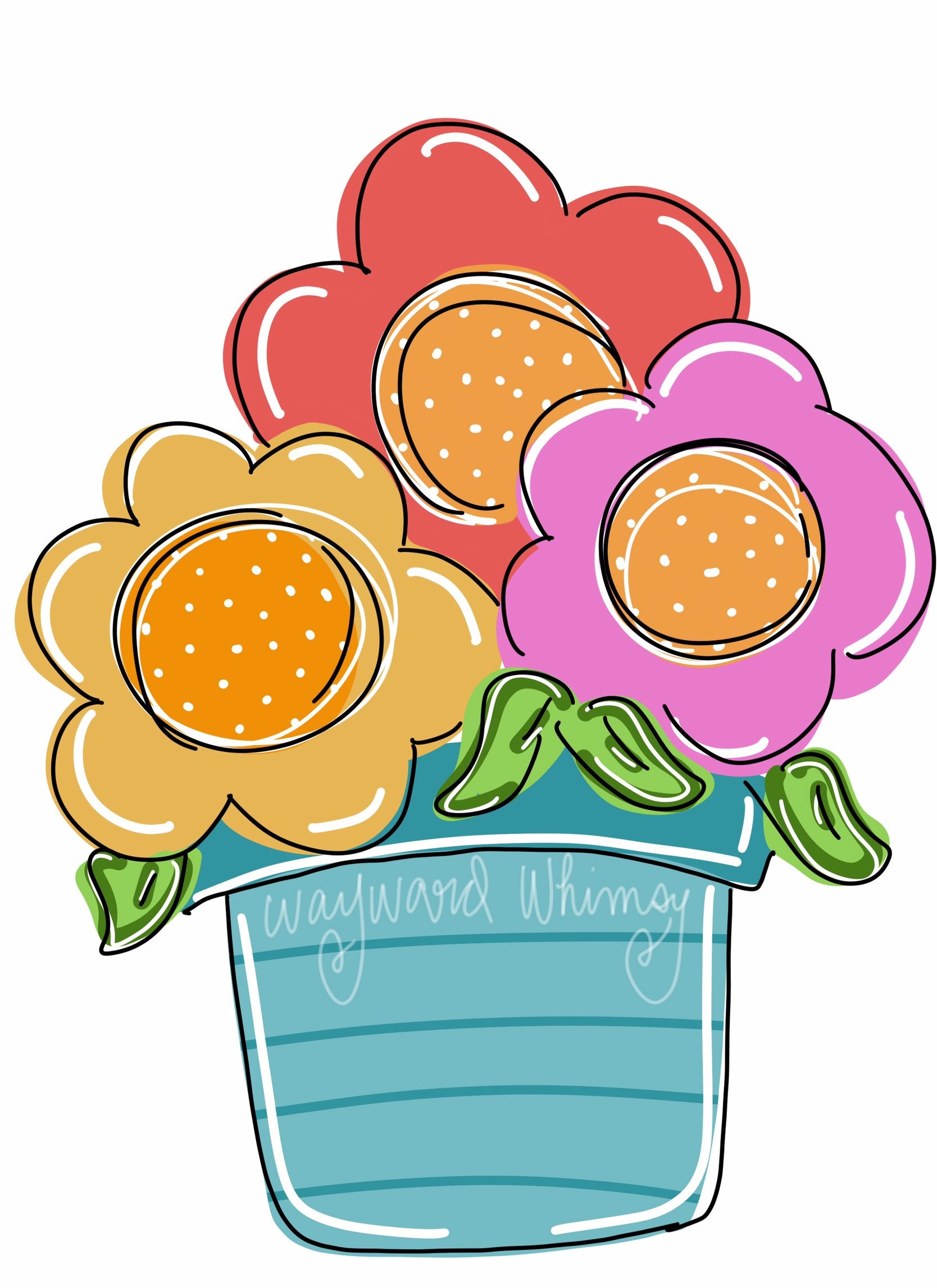 Flower Pot Template Printable