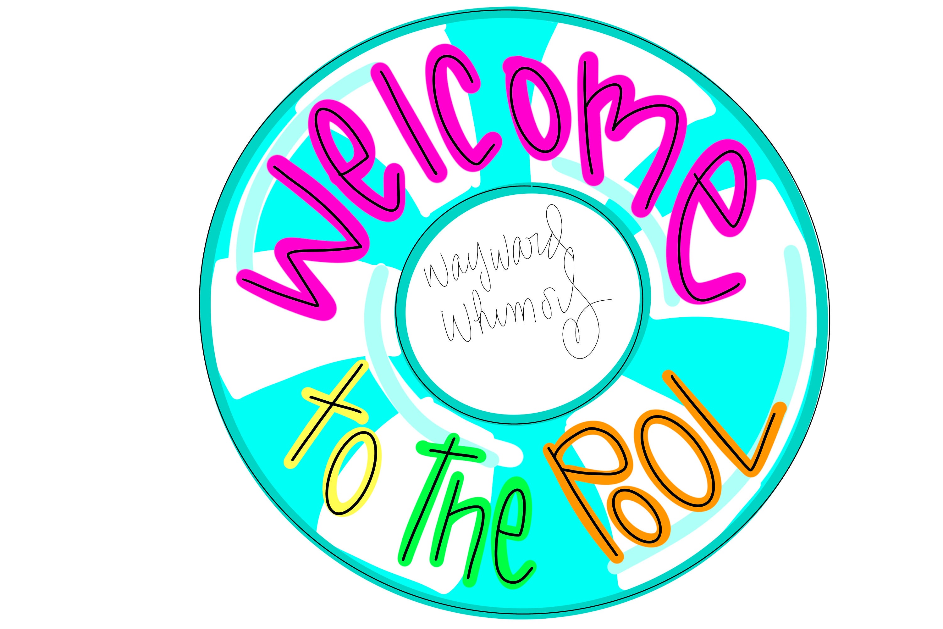 Welcome to the Pool Float Door Hanger Downloadable File Printable ...