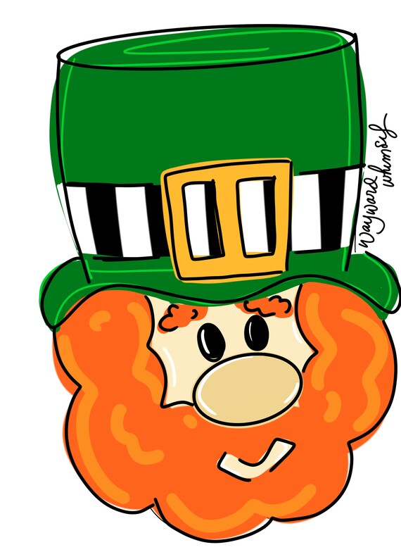 Leprechaun Gold Door Hanger downloadable file printable | Etsy