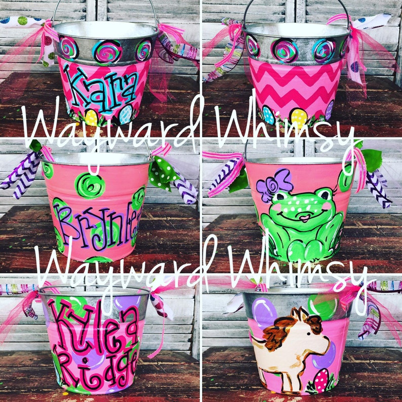 Learn to Paint Galvanized Buckets Video Tutorial & Supply Etsy