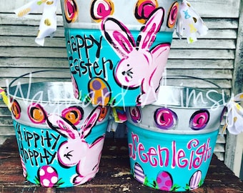 Personalized EASTER Pails Buckets