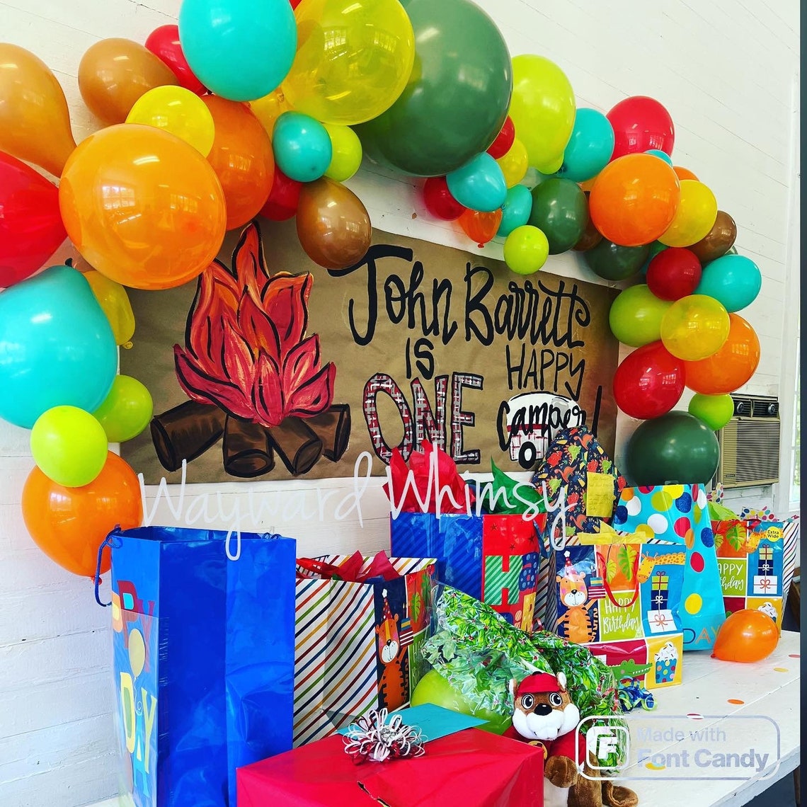 Hand Painted Custom Party Banner Birthday Banner Kraft Paper - Etsy