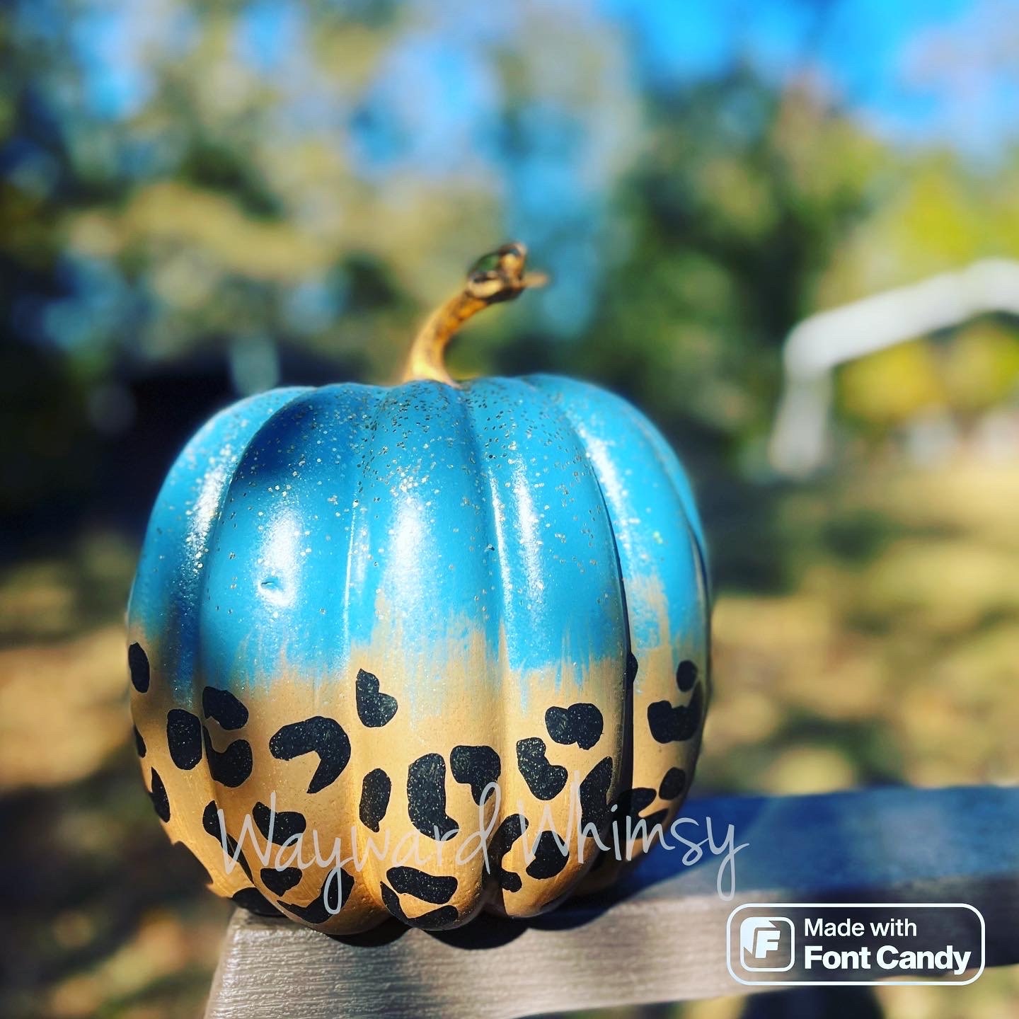 Hand Painted Faux Pumpkins - Stacking Pumpkins- Sold as a