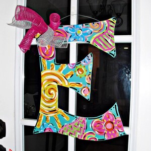 Alphabet Wood Cut Out Hanger image 2