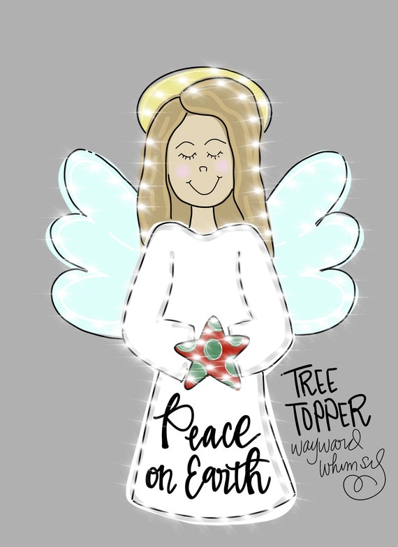 Christmas Tree Angel Template Christmas Tree Angel Template