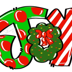 Joy Wreath Door Hanger Downloadable File Printable Template - Etsy