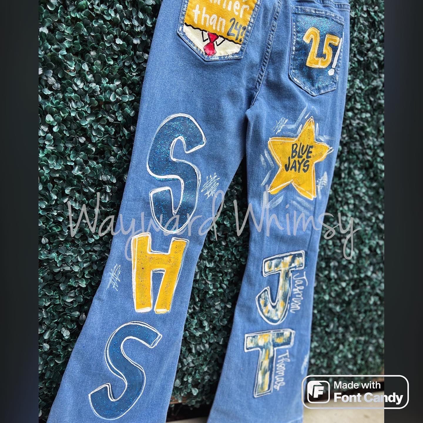即購入可9090 OG Logo Painted Denim Pants M 9090 OG Logo Painted Denim Pants – YZ