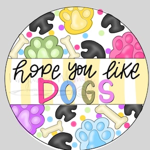 Hope you like Hunde Paw Print Tür Hanger herunterladbare Datei druckbare Vorlage