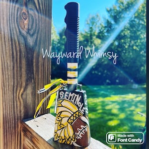 Custom Painted Cowbell- customer provides details