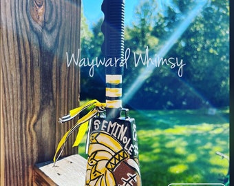 Custom Painted Cowbell- customer provides details
