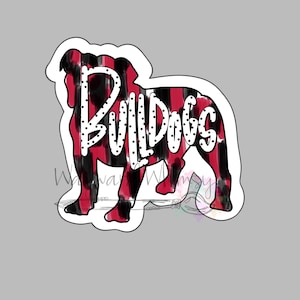 Modello scaricabile e stampabile per appendino da porta con bulldog da football