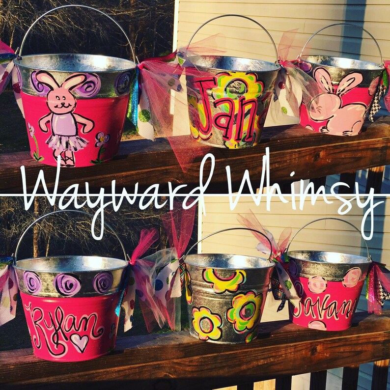 Learn to Paint Galvanized Buckets Video Tutorial & Supply Etsy