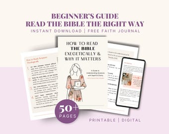 Bible Study Guide for Beginners: Christian Devotional (PDF)