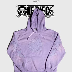 One Piece Gear 5 Luffy - Sweat à capuche brodé fruit du diable