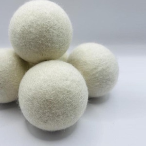 7 cm Felt Wool Laundry Dryer Balls – Eco-Friendly, Handmade, Reusable