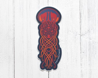 Celtic Knot Jellyfish Vinyl Sticker