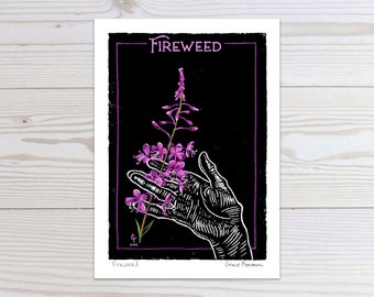 Fireweed print
