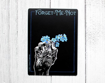 Forget-Me-Not Vinyl Sticker