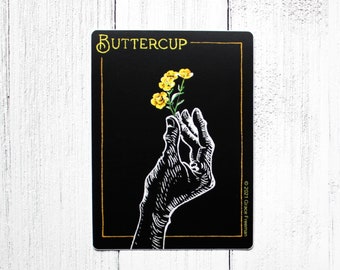 Buttercup Vinyl Sticker